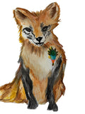 Franny the Fox Art Print.